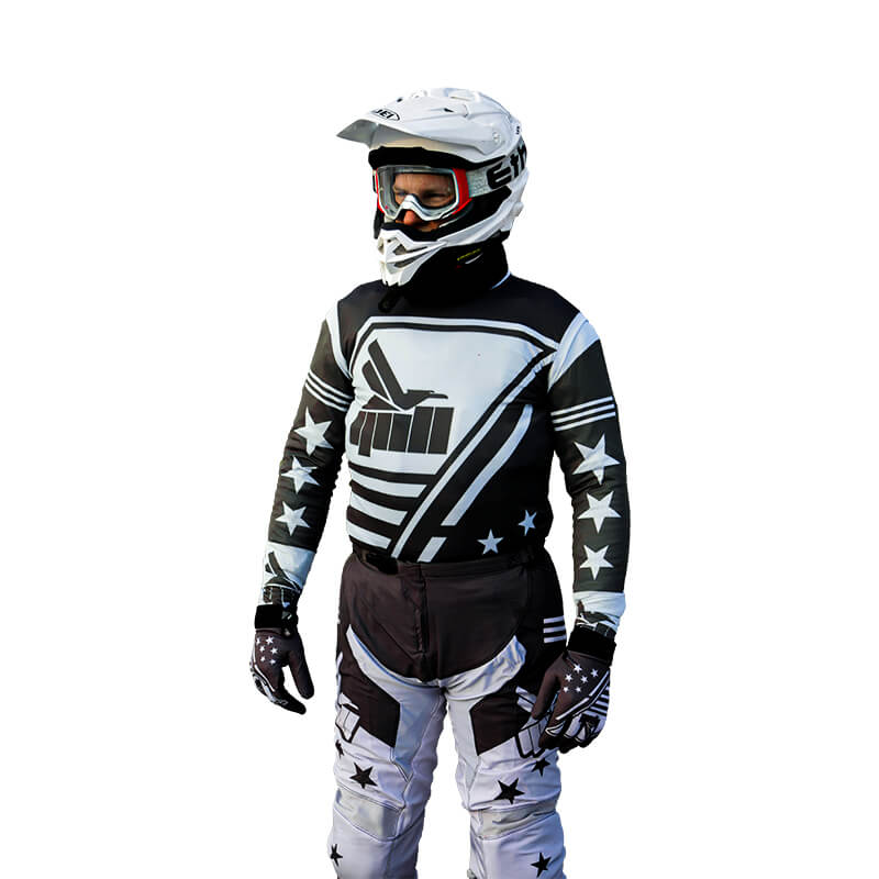 GullMX GreyStar motocross gear